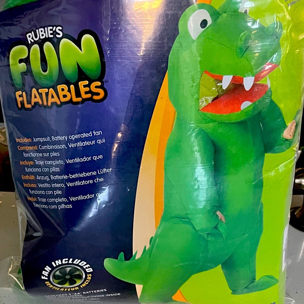 Inflatable Alligator Costume